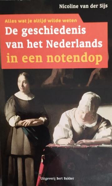 De geschiedenis van het Nederlands in een notendop beschikbaar voor biedingen