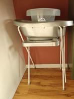 Bébé-jou babybad op standaard + Tummy Tub - Grijs/Zilver, Ophalen, Gebruikt, Badje, Bébé-jou