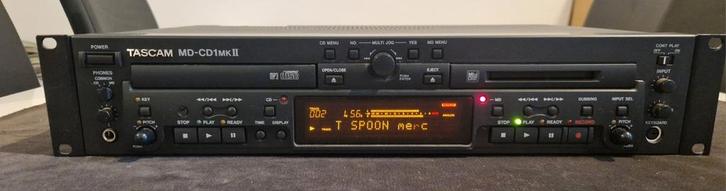TASCAM MD-CD1MKII CD,CDR(W) Player & MD Recorder, Audio, Tv en Foto, Walkmans, Discmans en Minidiscspelers, Ophalen of Verzenden