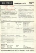 Grundig, originele service manual satellit 1000, Hobby en Vrije tijd, Elektronica-componenten, Ophalen of Verzenden, Gebruikt