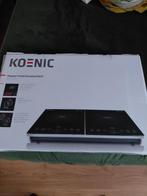 inductie dubbele kookplaat van Koenic. Nieuw in verpakking., Witgoed en Apparatuur, Nieuw, 3 kookzones of minder, Ophalen of Verzenden