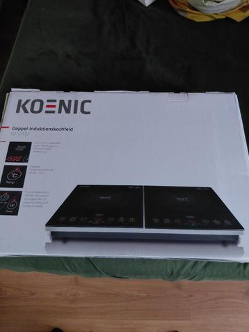 inductie dubbele kookplaat van Koenic. Nieuw in verpakking. beschikbaar voor biedingen