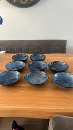 8x Diep bord Toscane - donkerblauw - ø19 cm Xenos, Huis en Inrichting, Keuken | Servies, Nieuw, Ophalen of Verzenden, Bord(en)