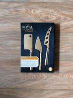 Royal Van Kempen & Begeer Kaas Messenset., Huis en Inrichting, Keuken | Bestek, Ophalen of Verzenden, Nieuw, Rvs of Chroom, Bestekset