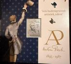 Zilveren postzegel Anton Pieck oplage 3000 stuks, Postzegels en Munten, Postzegels | Nederland, Ophalen of Verzenden, Na 1940