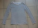 Nieuw zwart wit gestreept shirt met pailletten op streep - S, H&M, Zwart, Nieuw, Ophalen of Verzenden