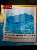 Zwembad Afdekzeil - Familieformaat 262x175x51cm, Nieuw, Ophalen of Verzenden, Opzetzwembad, 200 tot 400 cm