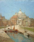 Hendrik van Steenwijk - Stadsgezicht Venetië, Ophalen of Verzenden