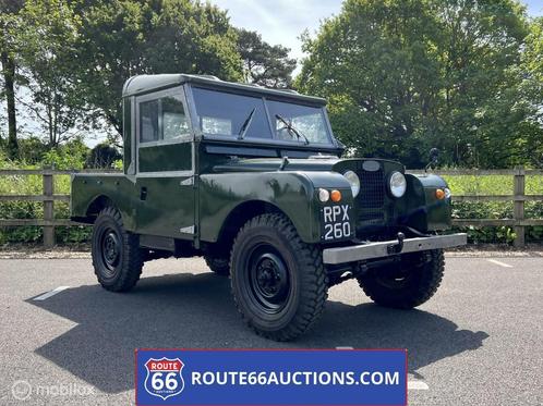 Land Rover Series 1 1954 | Route 66 auctions, Auto's, Oldtimers, Bedrijf, Te koop, Land Rover, Benzine, Coupé, Handgeschakeld