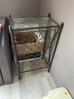 Wijnrek, Ophalen, 5 tot 15 flessen, Zo goed als nieuw, Metaal