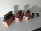 5 Vintage blikken Marklin wagons jaren 50 (800), Ophalen, Wisselstroom, Gebruikt, Wagon