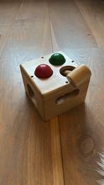 Houten speelgoed met ballen en hamer, Ophalen of Verzenden, Gebruikt