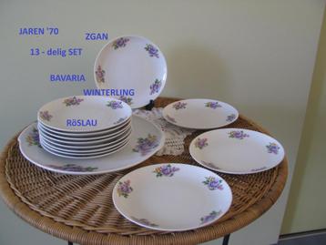 Bavaria Winterling Röslau * 13 delig * ZGAN * gebak set *  beschikbaar voor biedingen