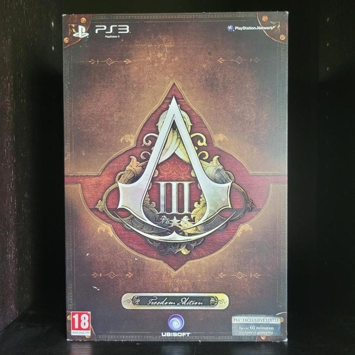 Assassin's Creed III Freedom Edition PS3 game, Spelcomputers en Games, Games | Sony PlayStation 3, Zo goed als nieuw, Avontuur en Actie