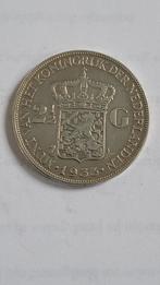 Rijksdaalder Wilhelmina 1933, Postzegels en Munten, Munten | Nederland, Ophalen of Verzenden, Koningin Wilhelmina, 2½ gulden