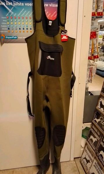 Waadpak/ waterpark/ vis overal fill fishing groen maat 43
 beschikbaar voor biedingen