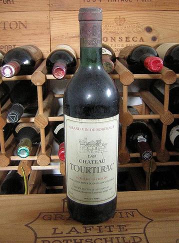 wijn 1989 Chateau Tourtirac Cotes des Castillon 35 Jaar Oud