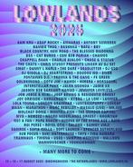 Lowlands weekend ticket 1x, Eén persoon, Meerdaags