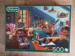 Falcon puzzel Cats in the attic. 500 stukjes., Ophalen of Verzenden, 500 t/m 1500 stukjes, Zo goed als nieuw, Legpuzzel