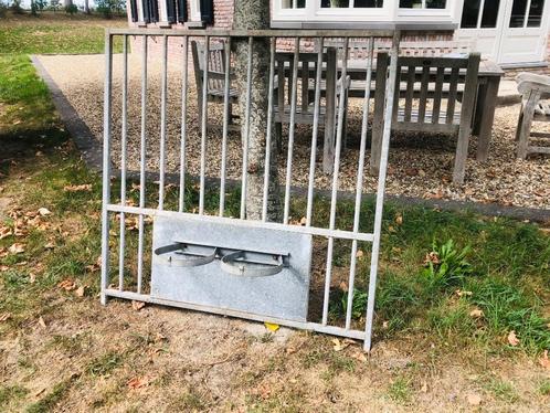Kennelpaneel gegalvaniseerd 125 x 125 cm met bakbeugels, Dieren en Toebehoren, Hondenhokken, Zo goed als nieuw, Hondenkennel, 100 cm of meer