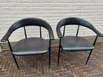 2 stoelen zwart, Huis en Inrichting, Stoelen, Ophalen, Philippe Starck, Gebruikt, Twee