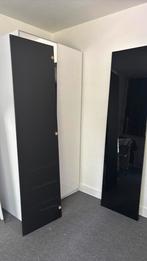 klerenkast twee  hoogglans bruın deuren, Huis en Inrichting, Ophalen of Verzenden, Zo goed als nieuw