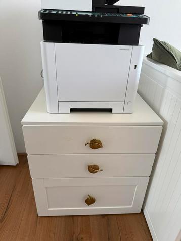 MÅSTAD / IKEA PLATSA Ladekast 3 lades, wit/wit, 60x42x63 cm