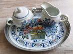 Harlinger Aardewerk plateau met roomstel, Antiek en Kunst, Ophalen of Verzenden