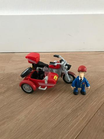 Pieter Post speelset motor met zijspan en figuur poppetje beschikbaar voor biedingen