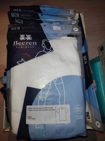 Beeren Bodywear AKTIE pakket heren t-shirts XL wit 9stuks beschikbaar voor biedingen