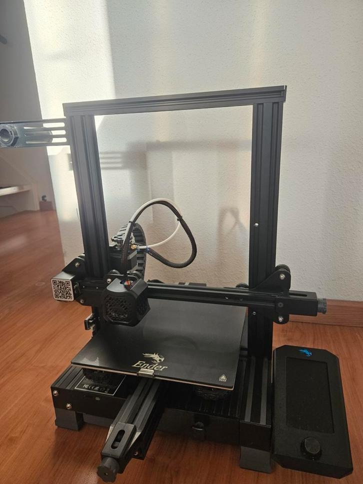 Ender 3 V2 met stille fan upgrade, Computers en Software, 3D Printers, Gebruikt, Ophalen