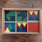 Uniek school/leermiddel van Plexiglas geometrische figuren, Ophalen of Verzenden, Gebruikt