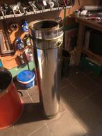 Geïsoleerde kachelpijp RVS 22/15cm met klemband, Ophalen, Gebruikt, Kachel, Minder dan 60 cm