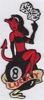 8 Ball She Devil stoffen opstrijk patch embleem #3, Ophalen of Verzenden, Nieuw