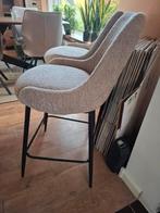 2 barkrukken Noah - leenbakker - taupe, 2 krukken, Ophalen, Zo goed als nieuw, 60 tot 90 cm