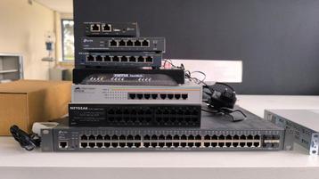 Compleet netwerk voor MKB - 19" POE+ Router UPS Switch VPN beschikbaar voor biedingen
