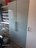 IKEA Pax deuren blauw-groen hoogglans - 2 stuks, Ophalen, Kunststof, Gebruikt, Met hangruimte