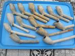 14 kleine pijpjes met steel., Ophalen of Verzenden