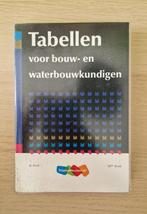 Tabellen voor bouw- en waterbouwkundigen, Boeken, Beta, Ophalen of Verzenden, Zo goed als nieuw, HBO