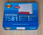 AVM Fritzbox 7581 VDSL DSL Modem Mesh WLAN Router, Ophalen of Verzenden, Gebruikt, Router met modem, Fritzbox