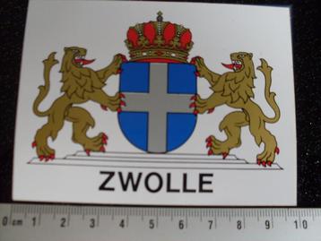 sticker stad plaats gemeente zwolle logo embleem wapen beschikbaar voor biedingen