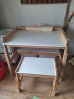 Flisat kinder bureau en bankje, verstelbaar (ikea), Ophalen, Gebruikt, 50 tot 70 cm