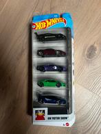 Hotwheels 5 Pack Ferrari Lamborghini Aston Martin Lotus, Hobby en Vrije tijd, Modelauto's | Overige schalen, Ophalen of Verzenden