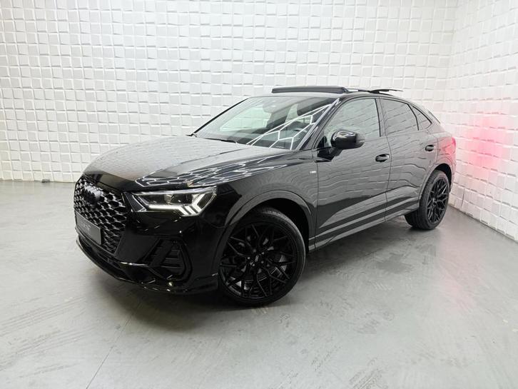 Audi Q3 Sportback 35 TFSI 3x S LINE PANO VIRTUAL MATRIX LEER, Auto's, Audi, Bedrijf, Te koop, Q3, ABS, Achteruitrijcamera, Airbags