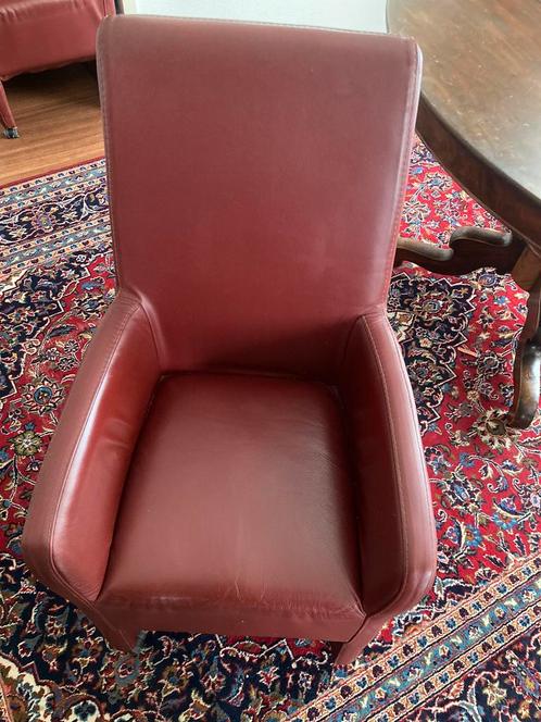 4 mooie eetkamerstoelen met wieltjes, Huis en Inrichting, Stoelen, Vier, Ophalen