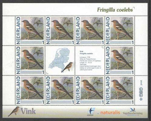 Vogels in Nederland: Vink, Postzegels en Munten, Postzegels | Nederland, Postfris, Na 1940, Ophalen of Verzenden