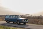Volvo 245 DL – 1976 – Blauw met leren interieur (APK vrij), Auto's, Volvo, Achterwielaandrijving, Zwart, Blauw, 100 pk