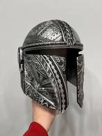 Mandalorian Helm - Beskar Design, Ophalen of Verzenden, Nieuw, Film, Beeldje, Replica of Model
