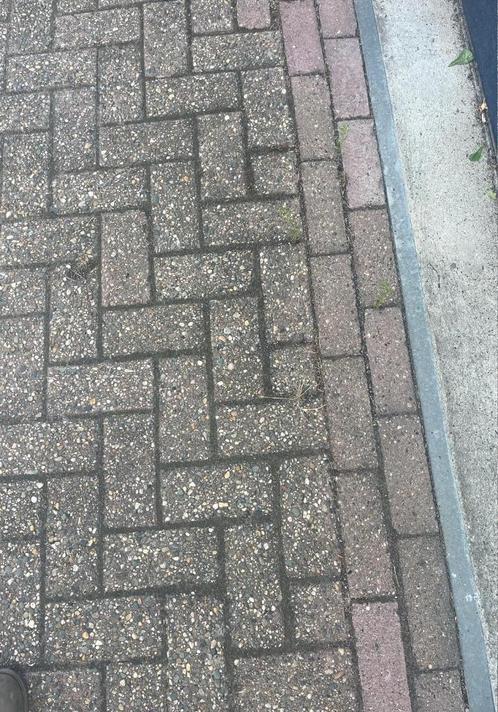 gebruikt betonklinker bkk heide 8 dik rood, Tuin en Terras, Tegels en Klinkers, Gebruikt, Klinkers, Beton, Ophalen of Verzenden