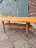 Vintage Salontafel hout/fineer., Ophalen, Gebruikt, 100 tot 150 cm, 50 tot 100 cm